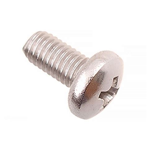 Винт нержавеющий с полукруглой головкой DIN 7985 М 4х 8 (15шт)