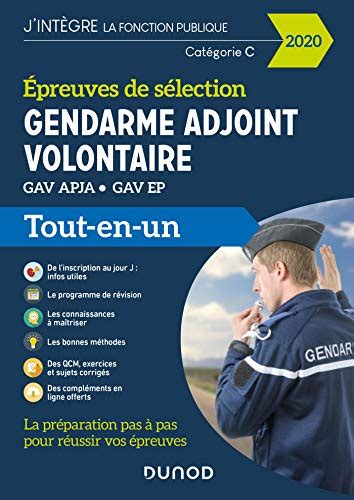 T L Charger Gendarme Adjoint Volontaire Epreuves De