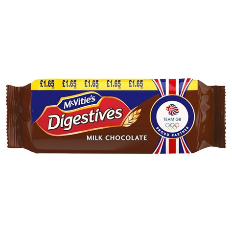 McVities Digestives Milk Chocolate Biscuits 266g Britannia Lk