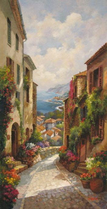 Paul Guy Gantner Nature Canvas Painting Sunset Canvas Painting