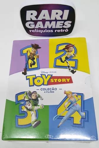 Toy Story Box 4 Discos Blu ray Disney Pixar Lacrado Frete grátis