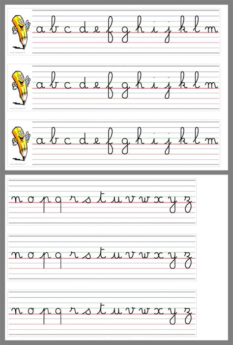 Apprendre A Ecrire Les Minuscules Cursives Cp Ce1 Images