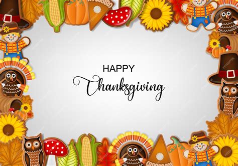 Happy Thanksgiving Border Clip Art