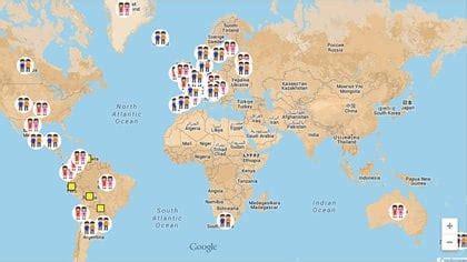 Mapa los 20 países en los que ya es legal el matrimonio gay Infobae