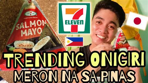 Seven Elven Onigiri Salmon Mayo Trending Japan Onigiri Taste Test