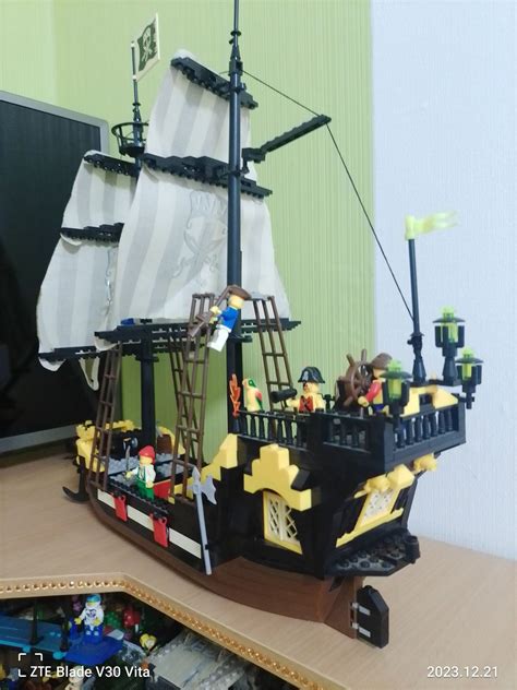 Мега набор конструктора лего БРИКС пираты. Lego.Корабль,база,человечки ...
