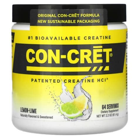 Con Cret Patented Creatine Hcl Lemon Lime 22 Oz 614 G 22 Oz Kroger