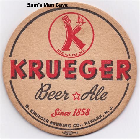 Krueger Beer Ale Beer Coaster
