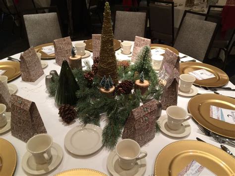 Women's Christmas luncheon. Each table was unique. | Christmas luncheon ...