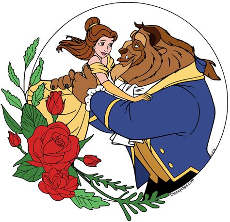 Disney Beauty And The Beast Clipart