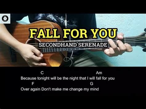 Fall For You Secondhand Serenade Guitar Tutorial Youtube