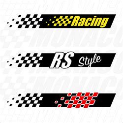 Car Racing Logo Stickers