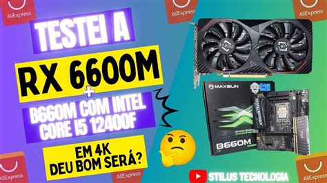 Testei Rx M Gbts Do Aliexpress Em K Intel I F B M