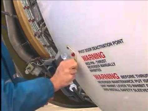 Airbus A320 (CFM56) Thrust Reverser Deactivation & Lockout | Doovi