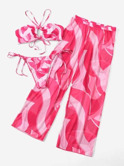 Women S Swimsuits 3 Piece Bikini Sets ROMWE USA