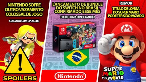 Nintendo Sofre Outro Vazamento Colossal De Jogo Lan Amento De Bundle