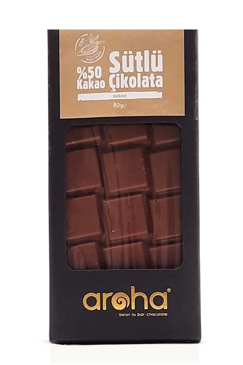 Aroha Bean to Bar Sütlü Çikolata 50 Kakao