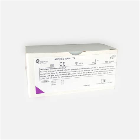 Total T4 Reagent – Access – Orders – A&S Medical