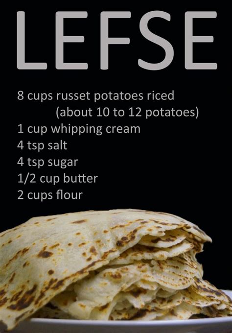 Lefse Recipe With Whipping Cream Bryont Blog