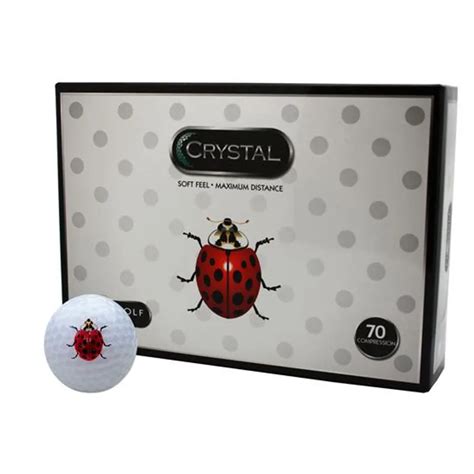 Fl Golf Crystal Golf Balls Lady Bug Logo