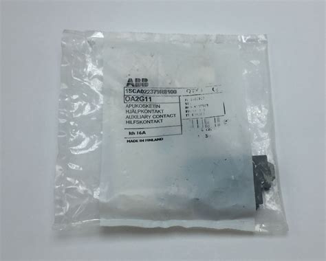Old Stock ABB Auxiliary Contact OA2G11 1sca022379r8100 for sale online ...