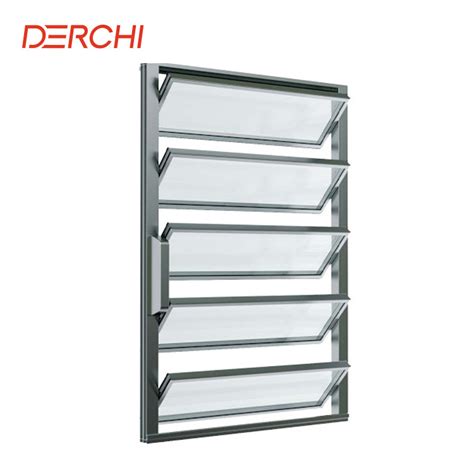 Customized House Exterior Prefabricated Fixed Aluminum Louver Outdoor