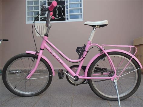 Bicicleta Monark Brisa Aro 20 Rosa Usada Item Infantil Monark Usado