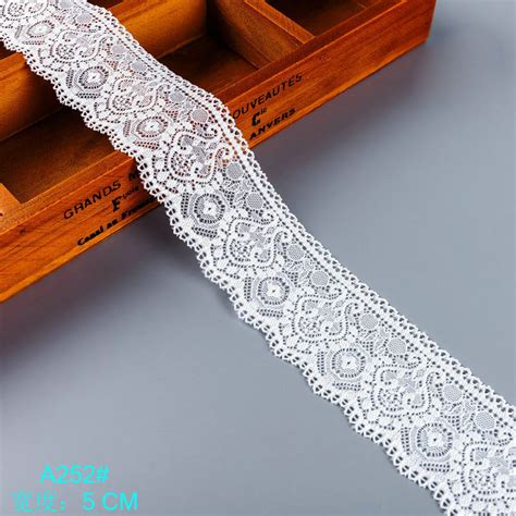 Flower Elastic Band Lace Trim For Sewing Underwear Clothing Garment