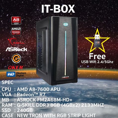 AMD A8-7600 Turbo 3.8Ghz / Radeon R7 / RAM 8 GB DDR3 2133 MHz Dual ...