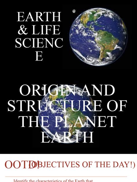 Origin and Structure of The Earth | PDF | Planets | Atmosphere