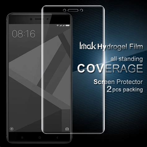 IMAK 2Pcs For Xiomi Redmi Note 4X Soft Full Coverage Protector Films