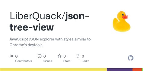 GitHub - LiberQuack/json-tree-view: JavaScript JSON explorer with styles similar to Chrome's ...