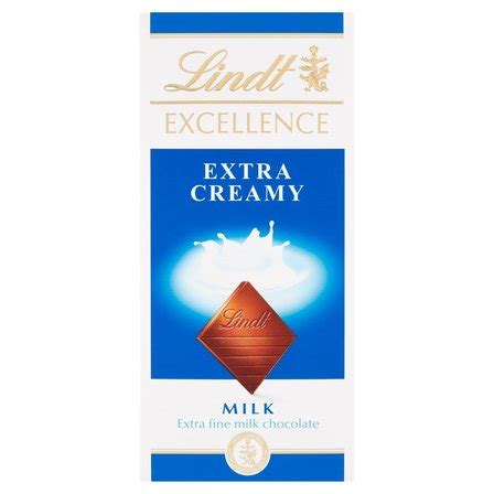 Lindt Excellence Extra Creamy Czekolada Mleczna