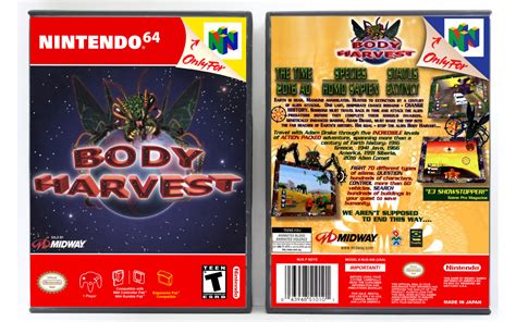 Gaming Relics Nintendo 64 Vertical Style Body Harvest