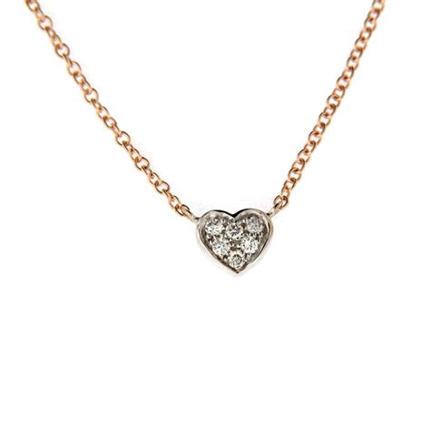 Collana Con Cuore Pave Diamanti Ct Grando Gioielli