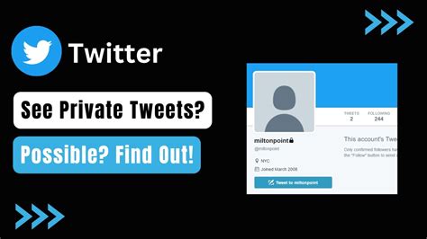 How To See A Private Twitter Account Without Following Them YouTube