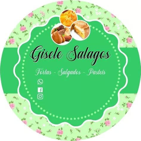 Adesivos Ou Etiquetas Para Tortas Salgados Em Geral Mercadolivre