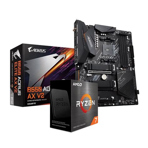 Bundle Deal Amd Ryzen 7 5700x Gigabyte B550 Aorus Elite Ax V2 Motherboard Ac39481ac52970