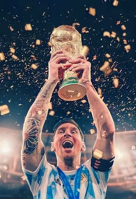 Messi world cup trophy wallpaper – Artofit