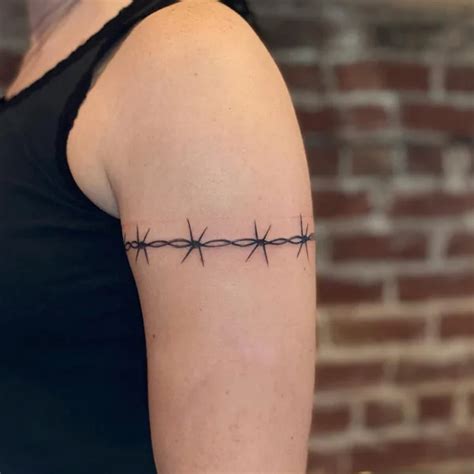 95 Captivating Barbed Wire Tattoos That Wont Fail To Impress You