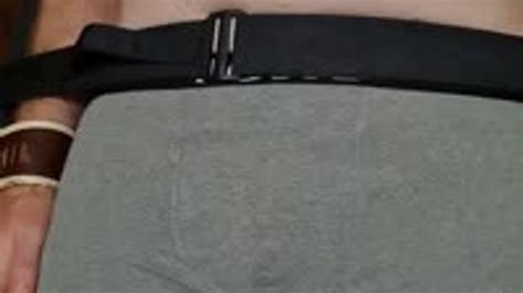 Man Strapped Down To Campbed In His Boxers Ready For Torment BBW Domination BBW Bondage Strapped