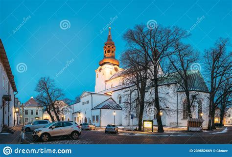 Tallinn Estonia Famous Landmark Cathedral Of Saint Mary The Virgin Or