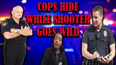 3 COPS HIDE In FEAR While Civilian Takes Down ACTIVE SH TER