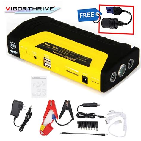 Car Jump Starter Car Power Bank High Power Multi Function Portable