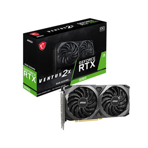 กราฟฟิคการ์ด│msi Vga Rtx 3060 Ventus 2x Oc 8gb Gddr6 128 Bit การ์จอคอมพิวเตอร์ ของแท้ ราคาพิเศษ