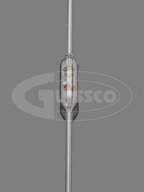 Volumetric Pipette 1 Mark Class B DIN ISO Glasscolabs