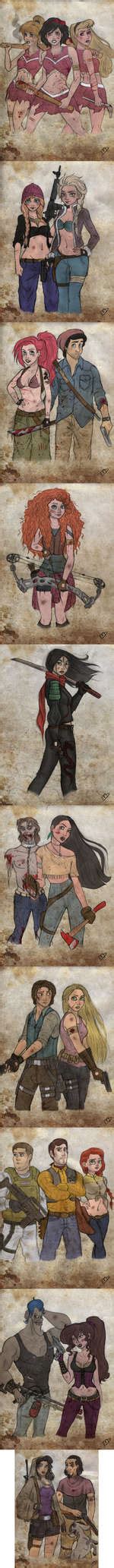 The Walking Disney If Disney Characters Were In The Walking Dead By