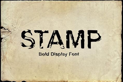 stamp font – HipFonts