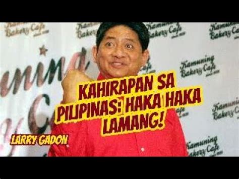 Walang Naghihirap Sa Pilipinas Larry Gadon Youtube