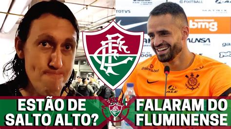 INCRÍVEL CÁSSIO E RENATO AUGUSTO FALARAM ISSO DO FLUMINENSE ANTES DO